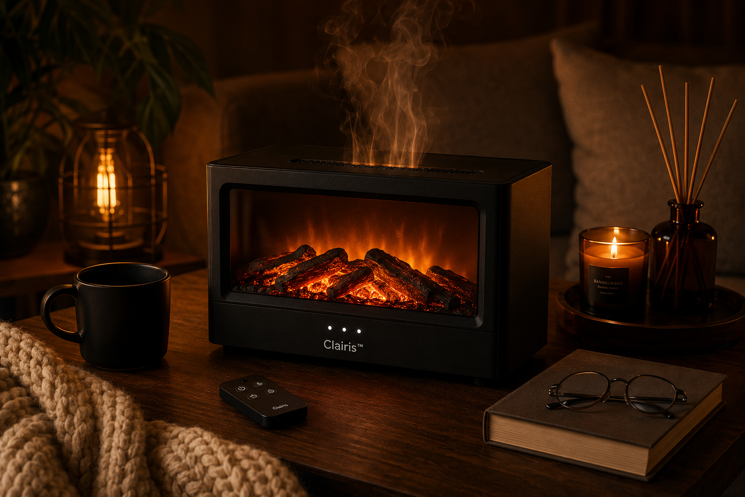 Turn your space into a warm sanctuary with aromatherapy.